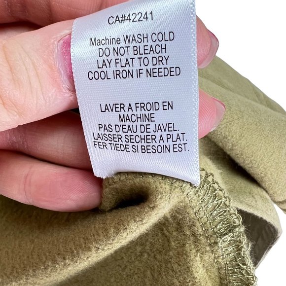 NEW Young Fabulous & Broke Size S Hooded Sweatshirt Jacket Tie Waist Olive - Picture 6 of 9